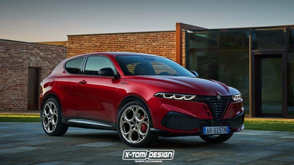 Alfa Romeo Tonale: ecco come sarebbe in versione a tre porte [RENDER]