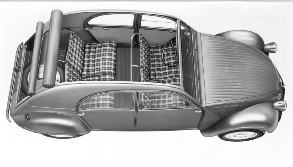 Citroën 2CV ha appena festeggiato i suoi 77 anni