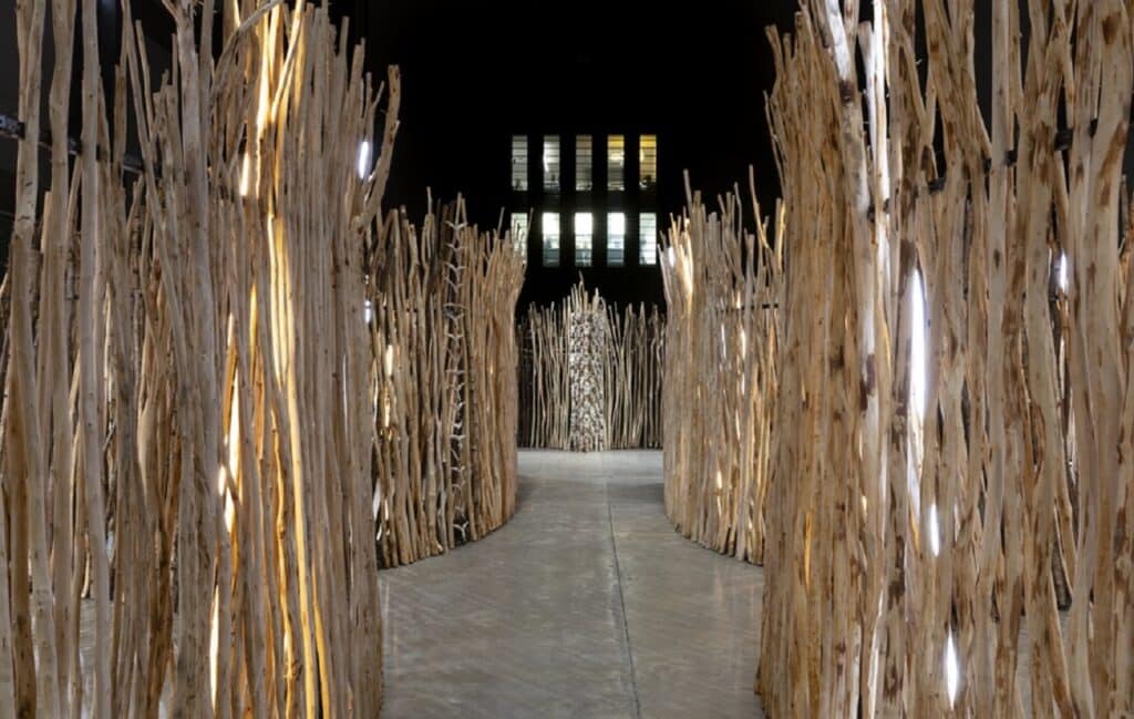 Hyundai Commission: Máret Ánne Sara: Goavve-Geabbil, Installation View at Tate Modern. Photo © Tate (Sonal Bakrania)