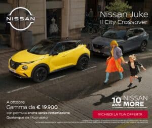 Nissan Juke: il city crossover ad ottobre 2025 in promozione da 82 euro al mese