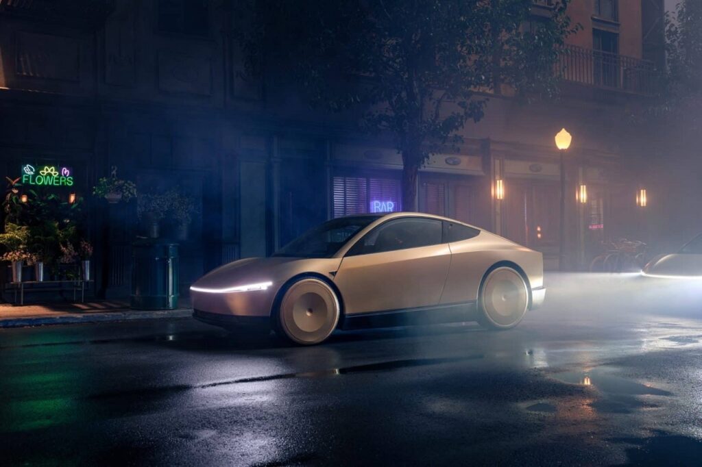 Tesla Cybercab: Elon Musk promette il suo debutto entro 8 mesi senza sterzo e pedali