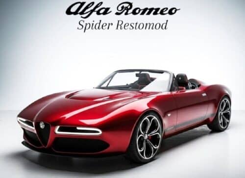 Alfa Romeo Spider: il nuovo Restomod digitale emoziona ancora [RENDER]