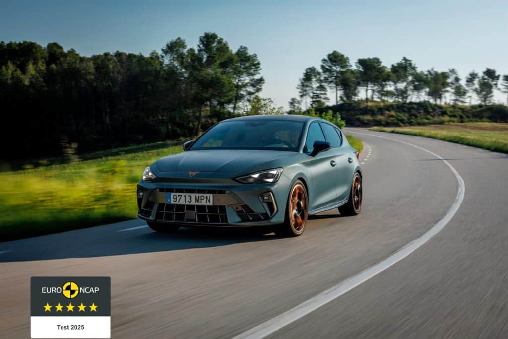 Cupra al top nei test Euro NCAP 2025: Leon, Formentor e Born ottengono le 5 stelle [VIDEO]