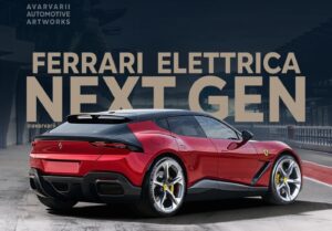 Ferrari elettrica: ecco l’ultima ipotesi di design sul futuro modello in arrivo nel 2026 [RENDER]
