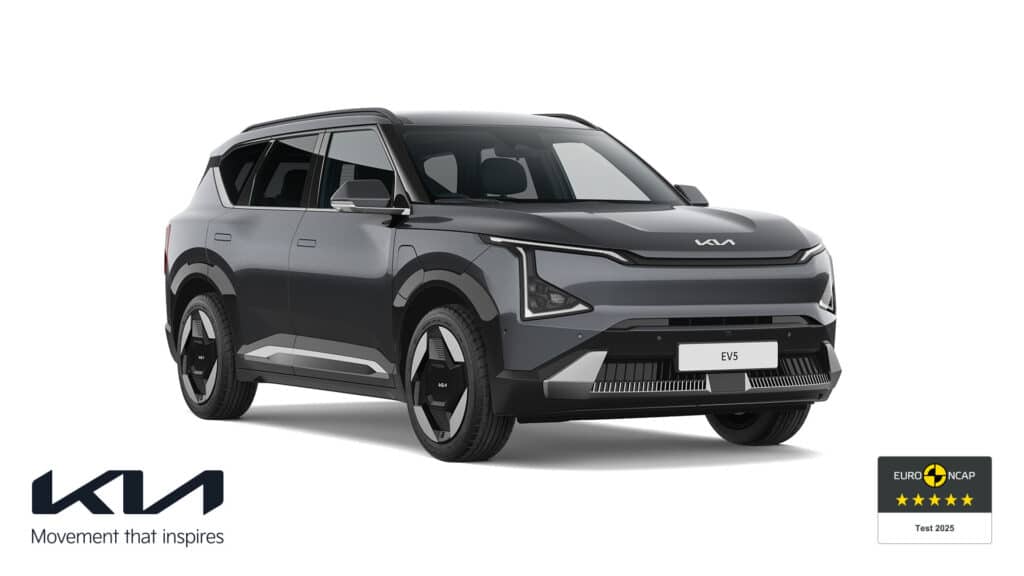 Kia EV5 conquista le 5 stelle Euro NCAP [VIDEO]