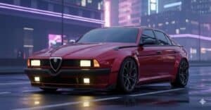 Nuova Alfa Romeo 75: sportività e design italiano senza tempo nel concept digitale [RENDER]