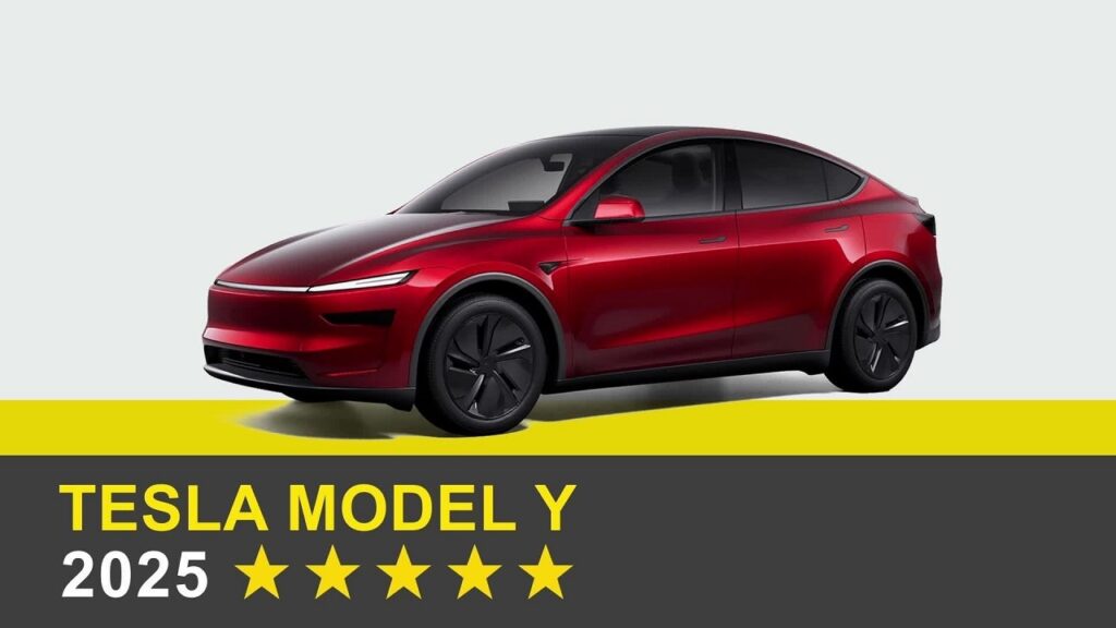 Tesla Model Y 2025 conferma le 5 stelle nei crash test di Euro NCAP [VIDEO]