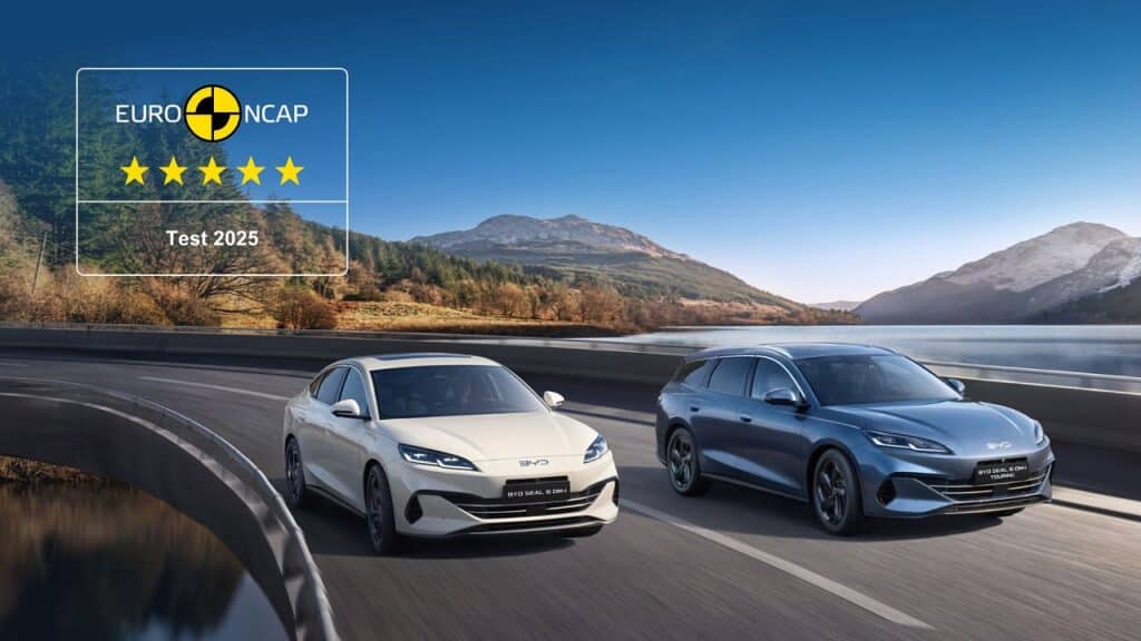 BYD Seal 6 DM-i e Touring conquistano le cinque stelle Euro NCAP