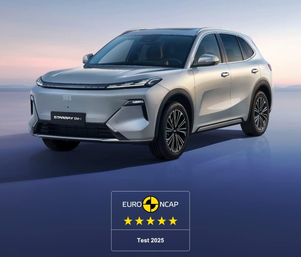 Geely Starray EM-i conquista le cinque stelle Euro NCAP [VIDEO]