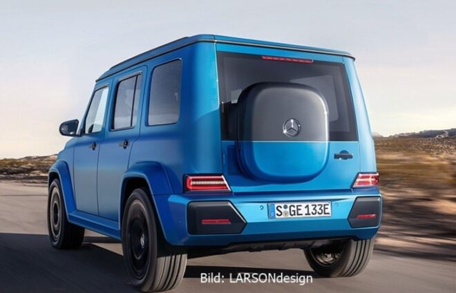 Mercedes baby Classe G - render Larson Design