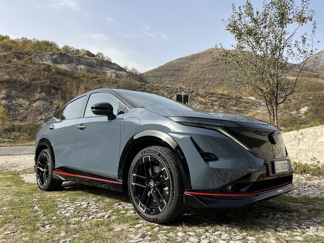 Nissan Ariya Nismo, la sportiva elettrica all’esame del Car Var