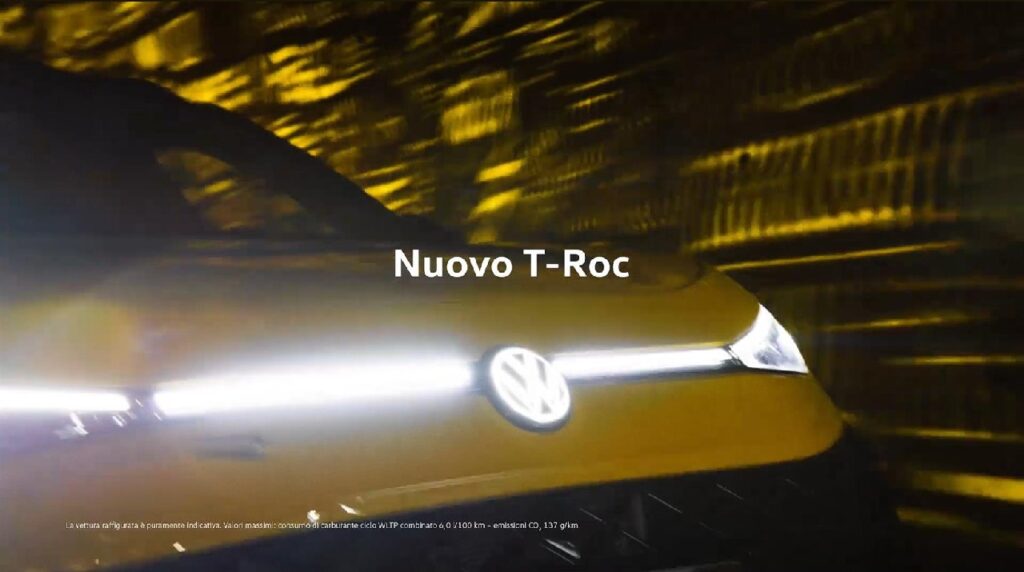 Nuova Volkswagen T-Roc: parte la campagna di teasing “Ready to Rock Again?” su TV, digital e social