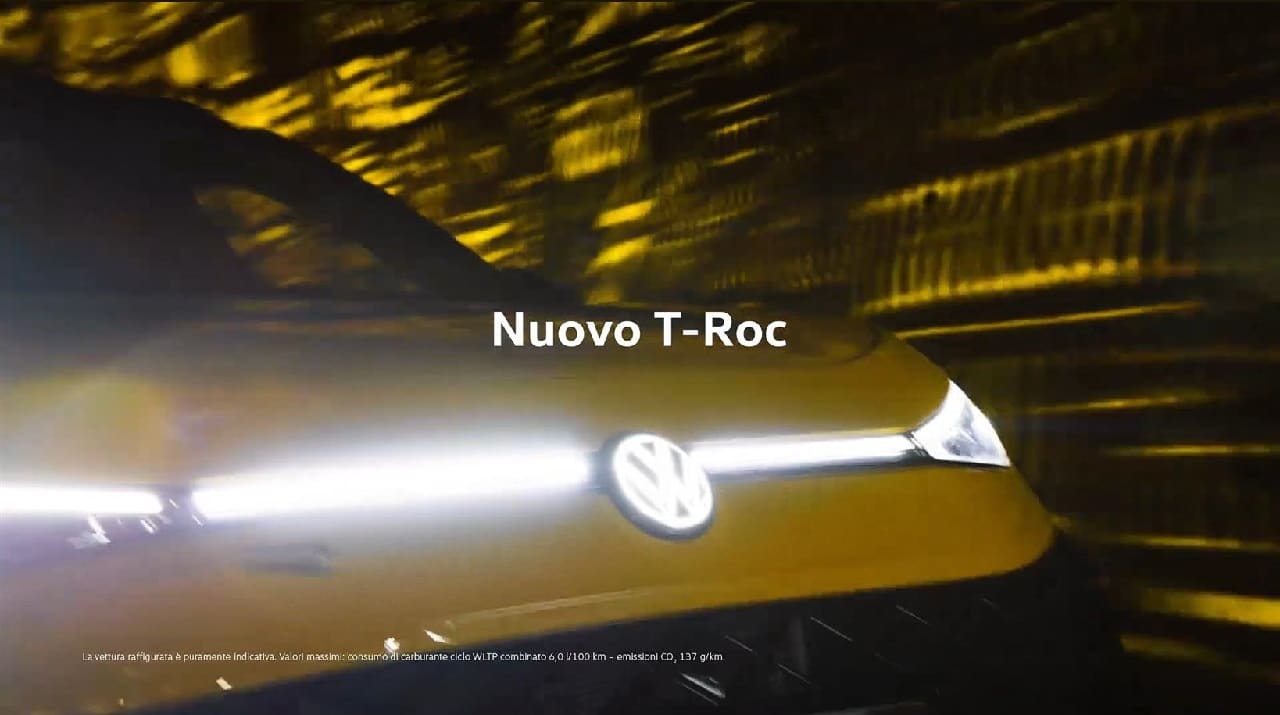 Nuova Volkswagen T-Roc: parte la campagna di teasing “Ready to Rock Again?” su TV, digital e social