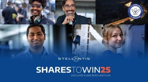 Stellantis: successo per l’edizione 2025 del programma di azionariato dipendenti “Shares to Win”