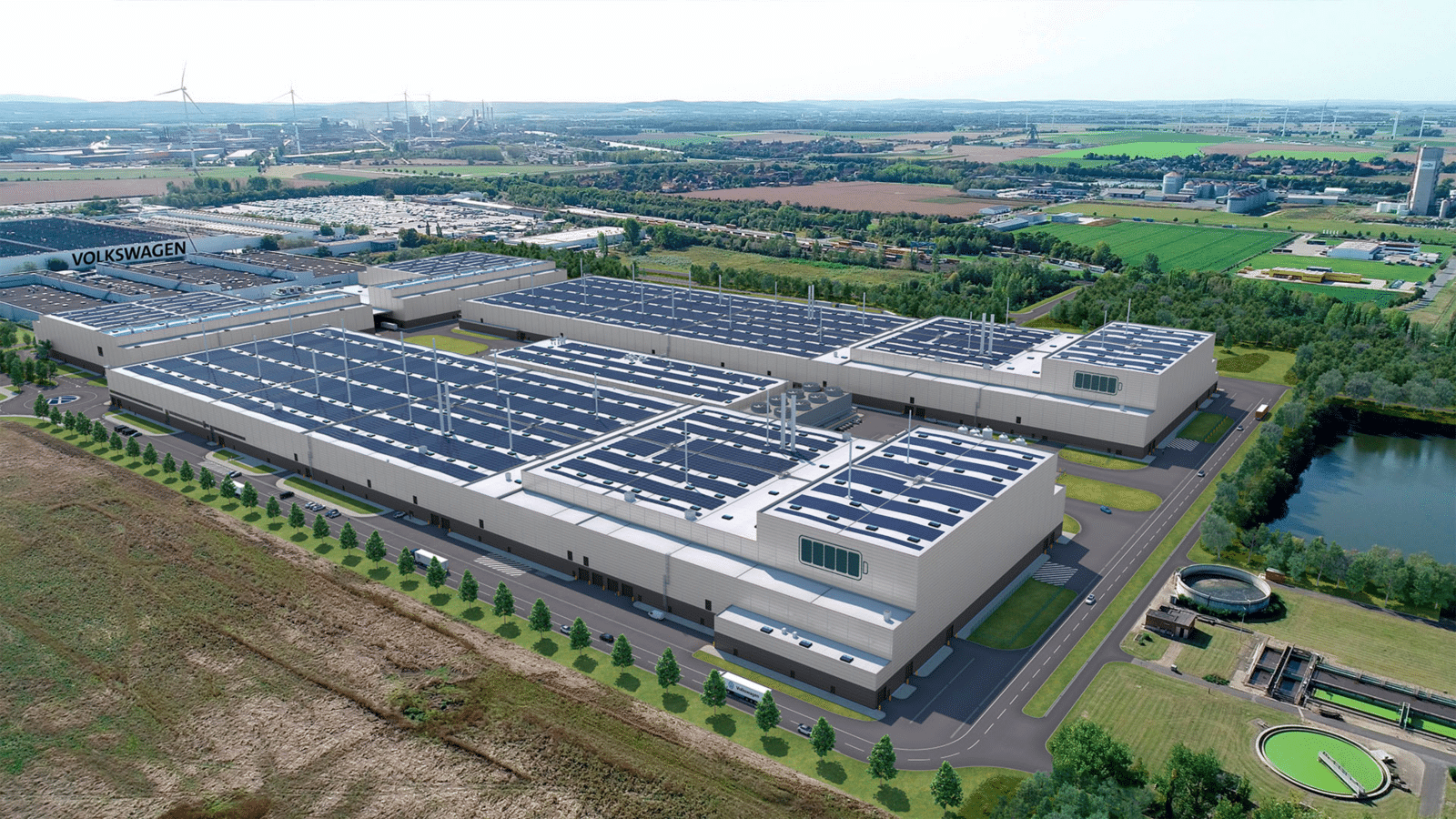 Volkswagen inaugura a Salzgitter la prima fabbrica europea di celle per batterie