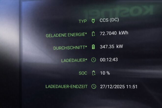 XPENG G9 - Record picco di potenza ricarica