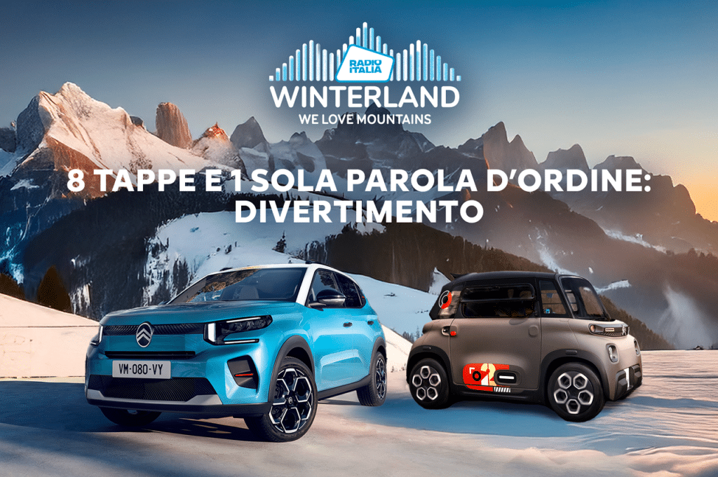 Citroën si conferma Official Partner del “Radio Italia Winterland Tour 2026”