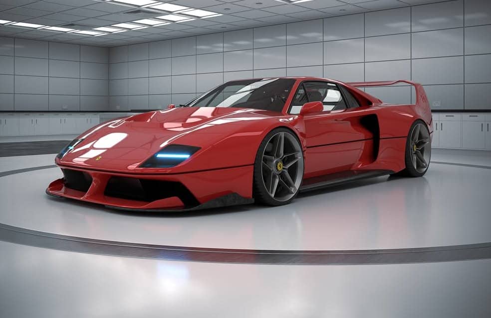 Ferrari F40 moderna: il progetto digitale che fa rivivere l’icona delle supercar [RENDER]