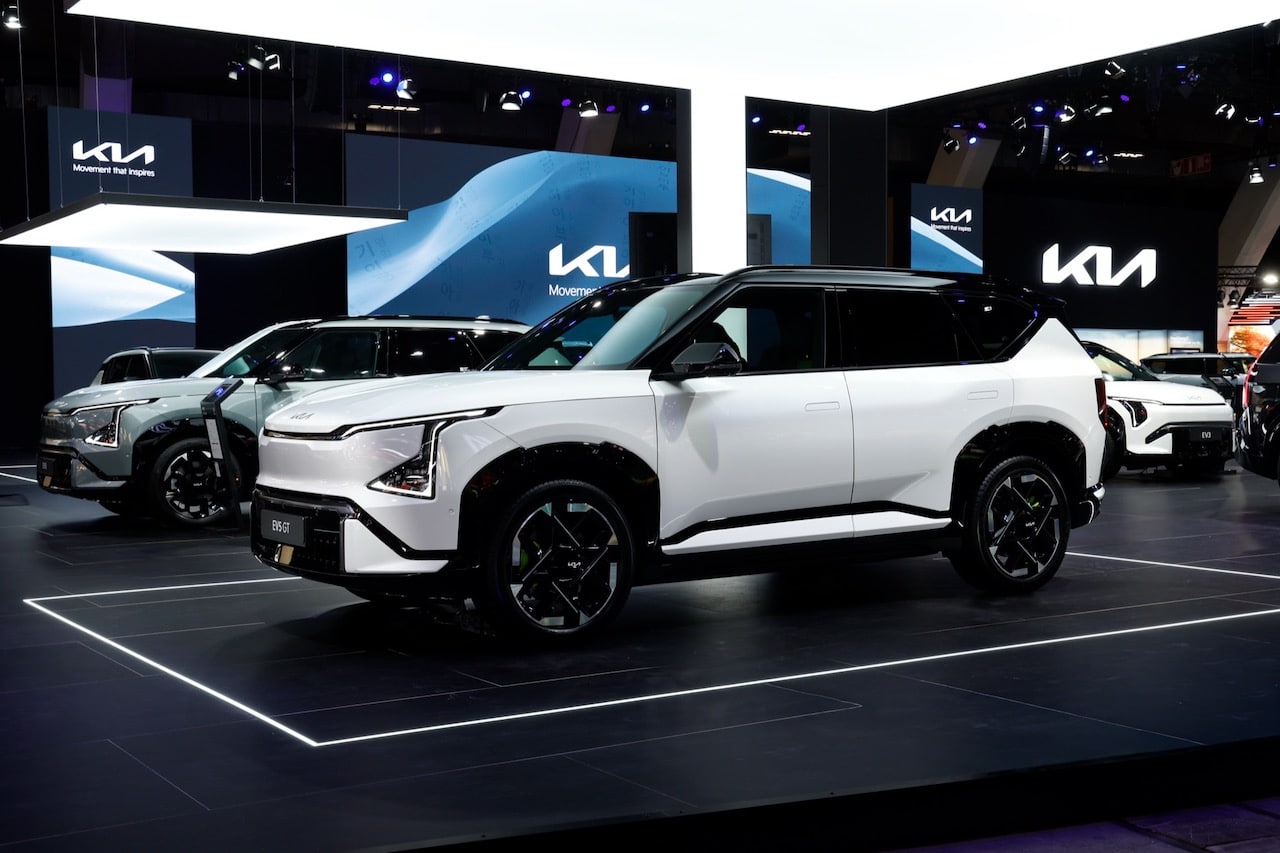 Kia: tre nuove GT a Bruxelles per la EV3, EV4 ed EV5