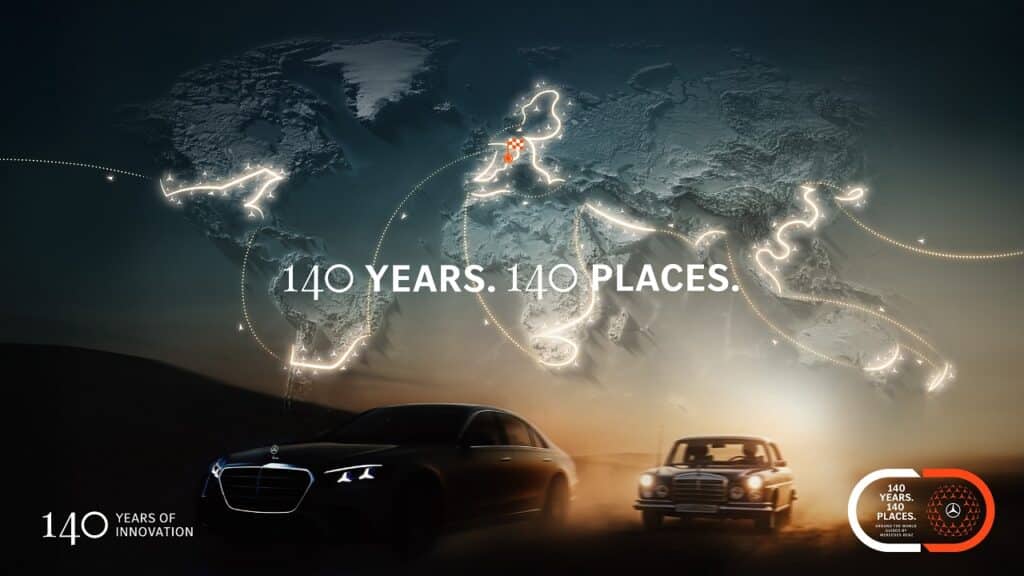 Mercedes-Benz 140 Places: spedizione transcontinentale per celebrare “140 anni di innovazione”