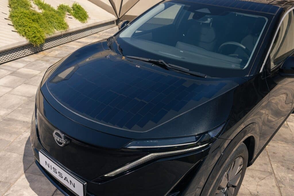 Nissan Ariya a energia solare per l’International Day of Clean Energy