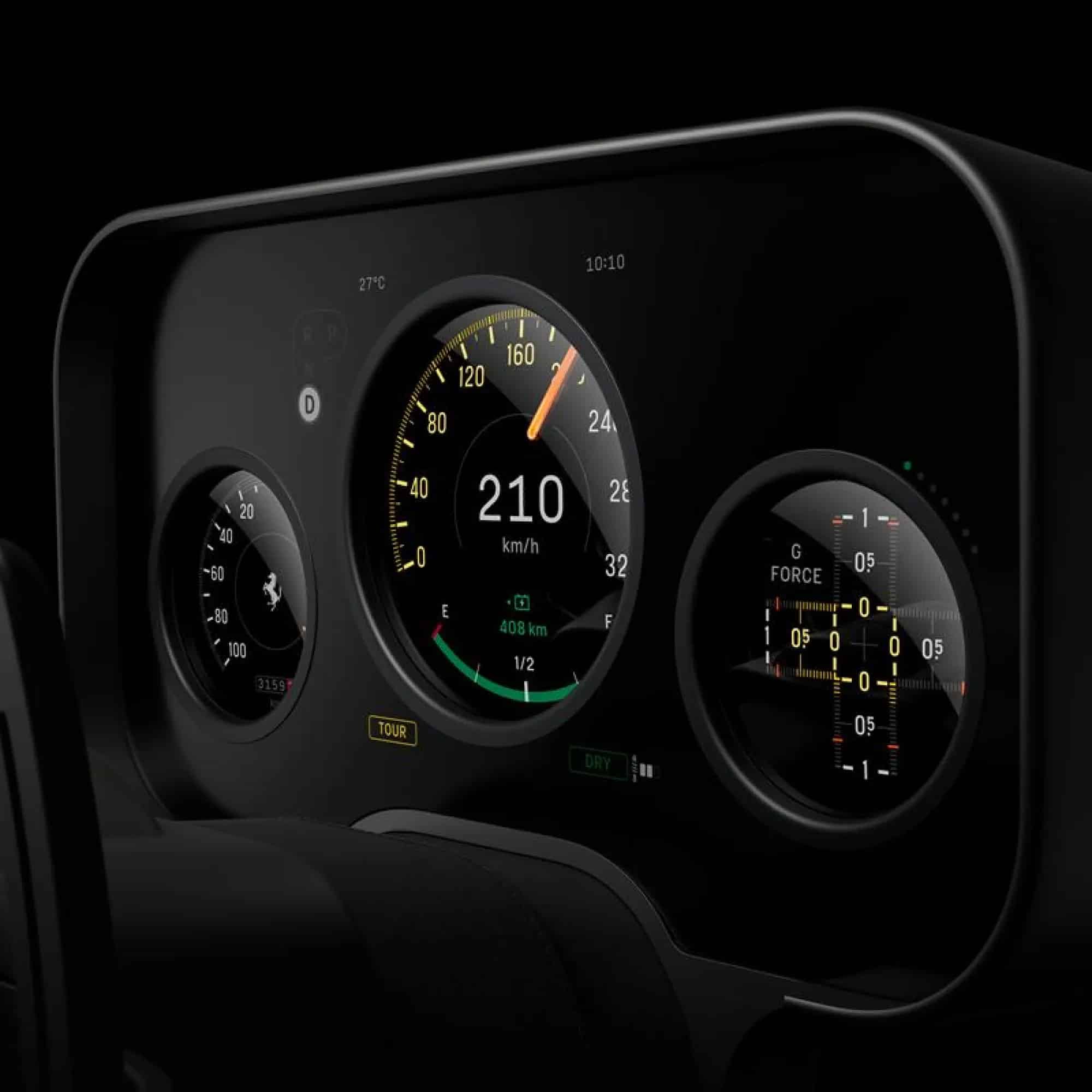 Ferrari Luce: sulla prima elettrica del Cavallino i display OLED di Samsung [VIDEO]