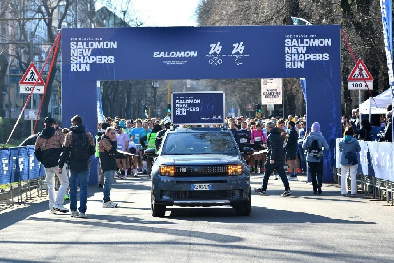 Fiat Grande Panda protagonista alla Salomon New Shapers Run 2026