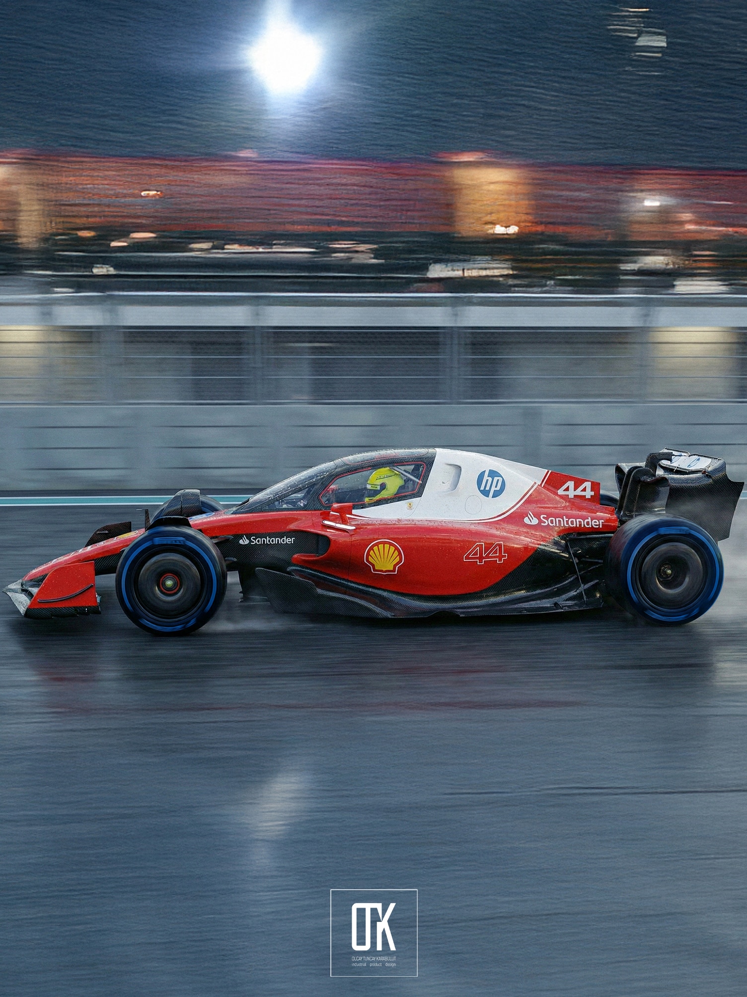 Formula 1 CARBON-TI Canopy Concept 2030 - render