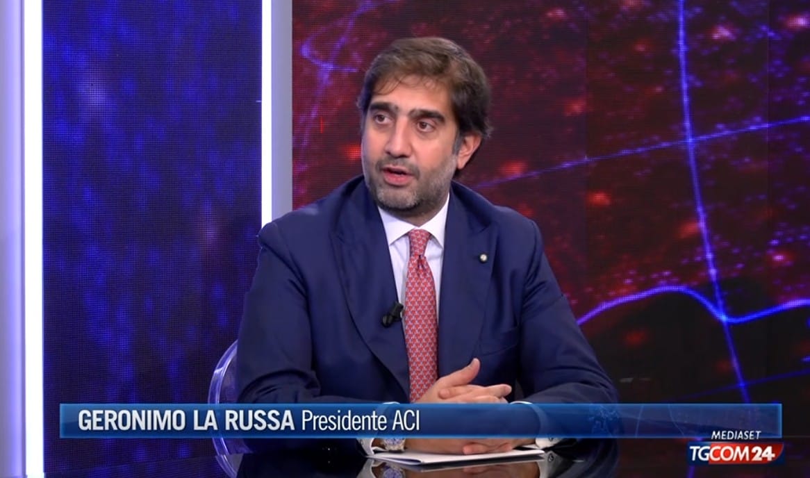 Geronimo La Russa (ACI) a TGcom24 tra digitalizzazione dei servizi, rinnovo del parco auto e noleggio sociale