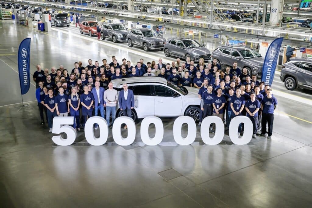 Hyundai: tagliato il traguardo di 5 milioni di veicoli prodotti a Nosovice