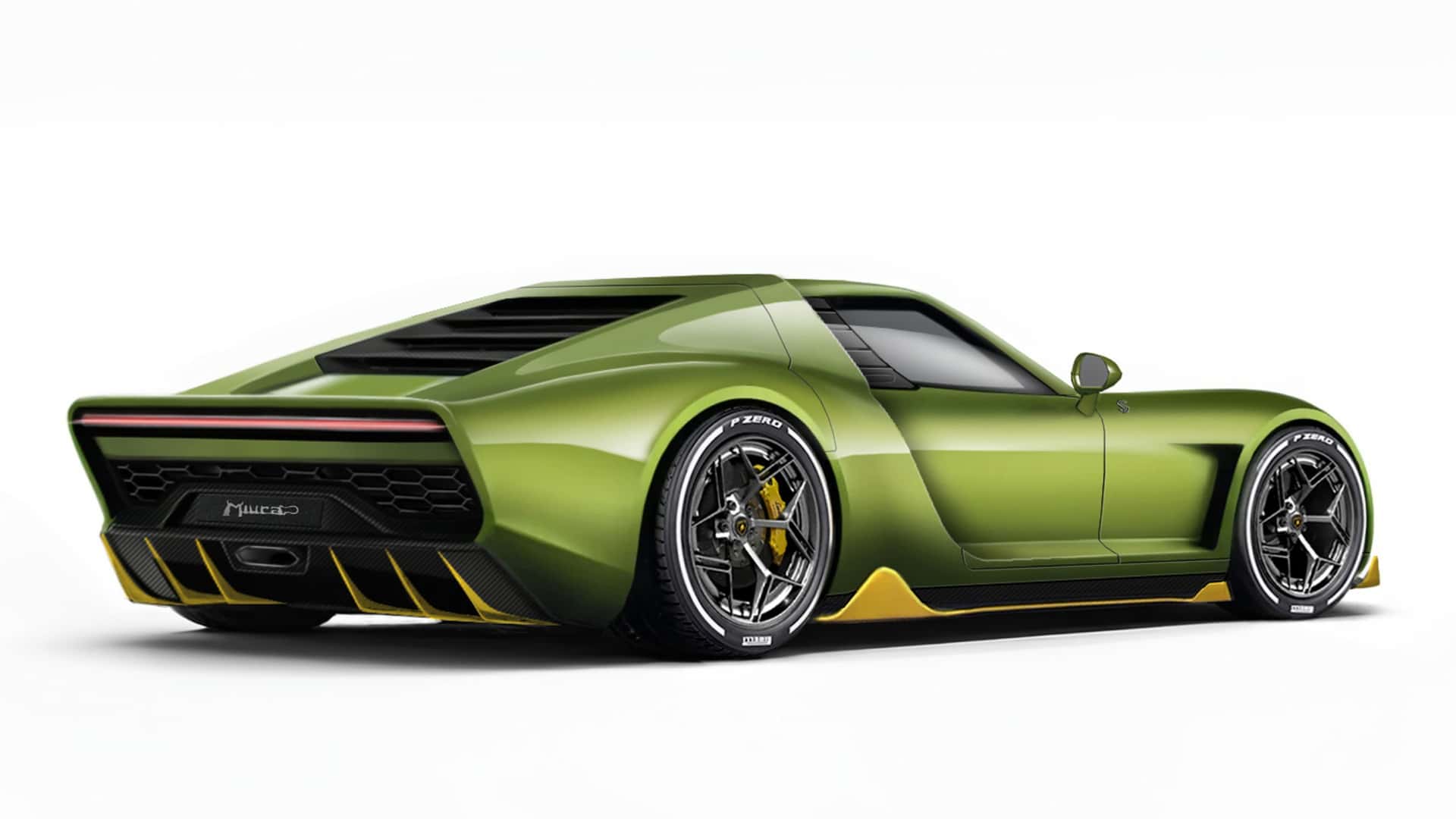 Lamborghini Miura 2026 - Render by Andrea Sassano