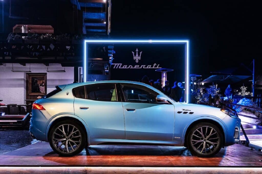 Maserati protagonista a Cortina con la nuova Grecale Cristallo Special Edition
