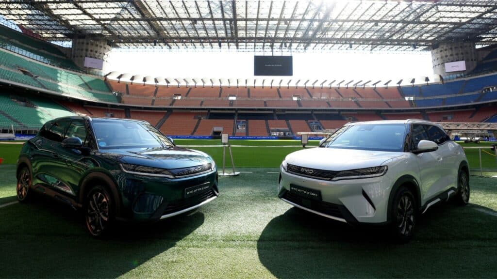 BYD Atto 2 DM-i: il lancio della nuova compatta ibrida a San Siro