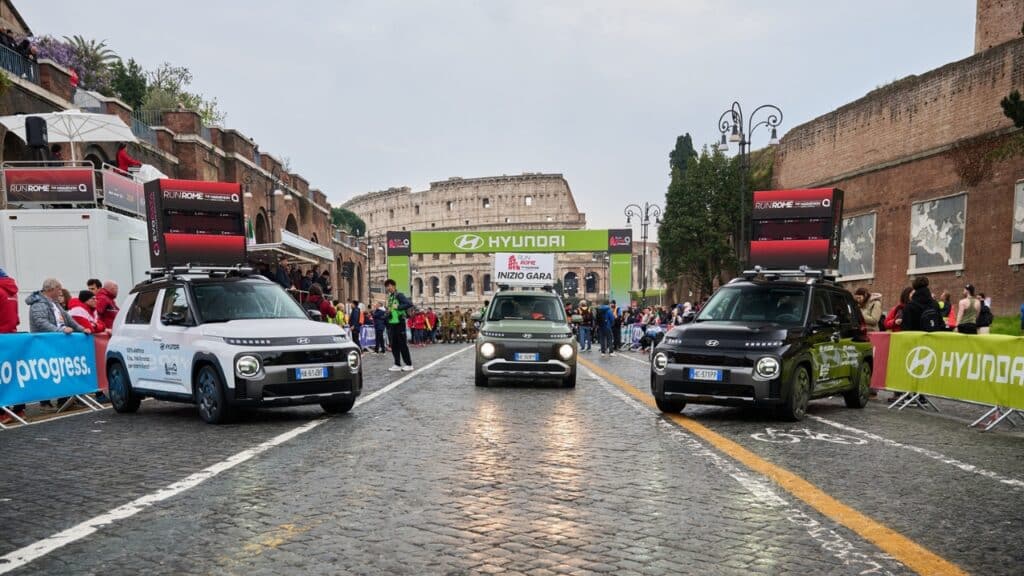 Hyundai accende la Maratona di Roma: 62.000 runner all’Acea Run Rome The Marathon 2026