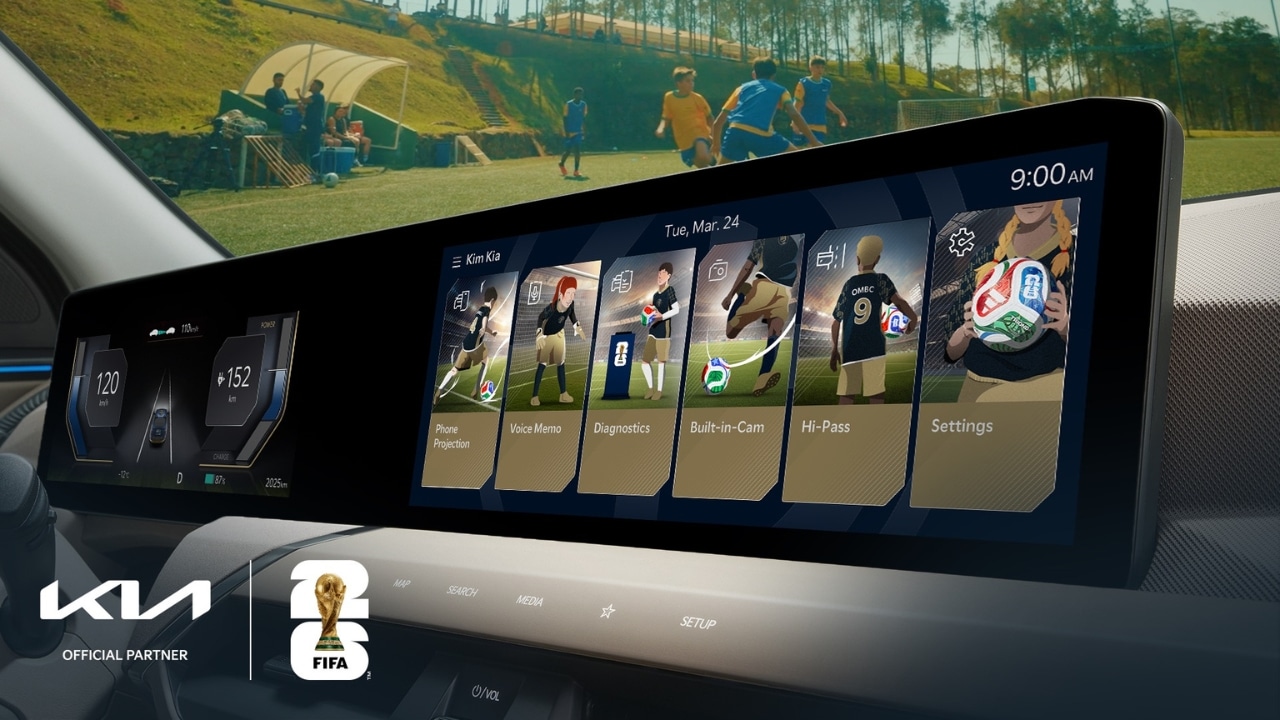 Kia: arrivano i temi dei display dedicati ai Mondiali 2026 di calcio
