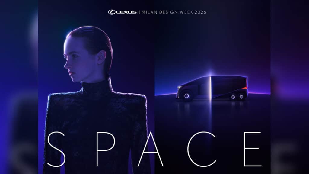 Lexus porta “SPACE” alla Milano Design Week 2026: il lusso guarda alla mobilità del futuro