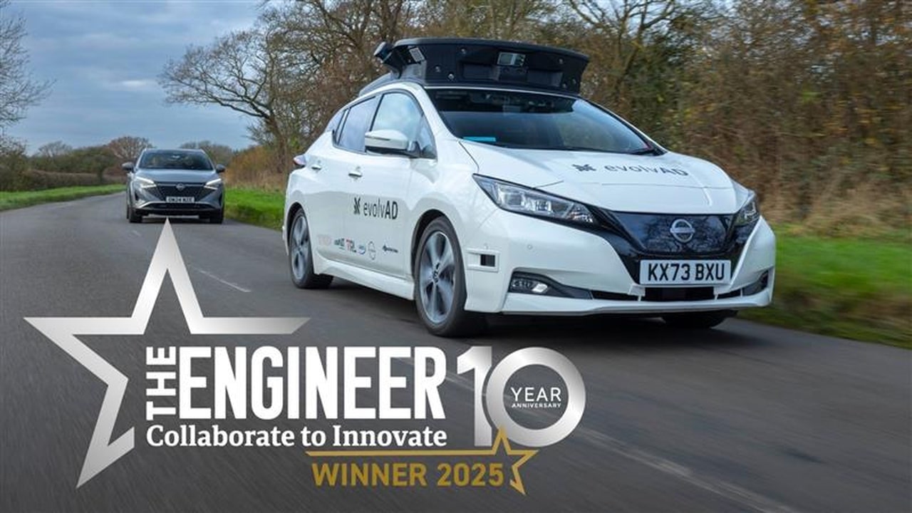 Nissan: l’innovativo progetto per la guida autonoma “evolvAD” vince il premio C2i Automotive Award 2025
