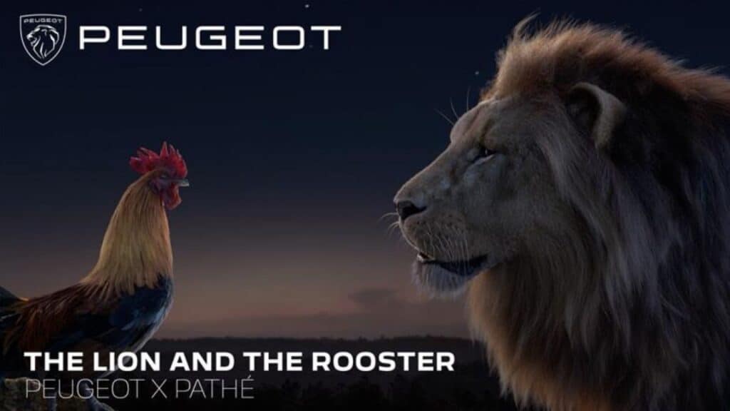 Peugeot e Pathé: la loro alleanza prende vita nel cortometraggio “Il leone e il gallo”