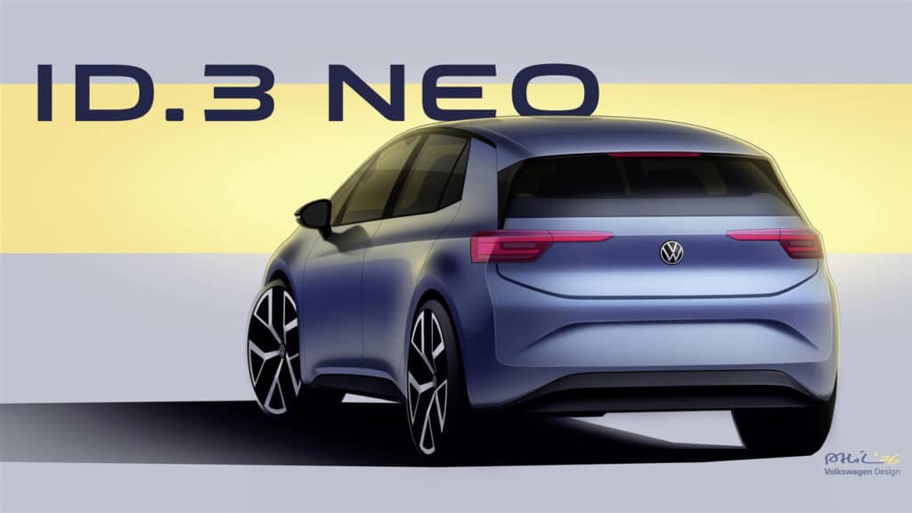 Volkswagen ID.3 diventa ID.3 Neo: anteprima mondiale a metà aprile