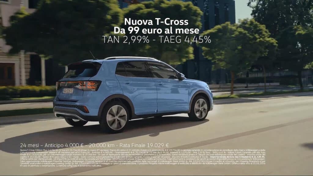 Volkswagen T-Cross, nuova campagna TV per raccontare il lato più cool e accessibile del City SUV