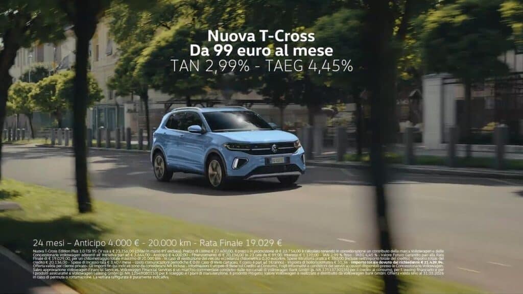 Volkswagen T-Cross, nuova campagna TV per raccontare il lato più cool e accessibile del City SUV