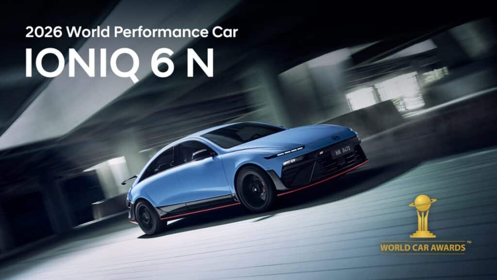 Hyundai Ioniq 6 N è World Performance Car 2026