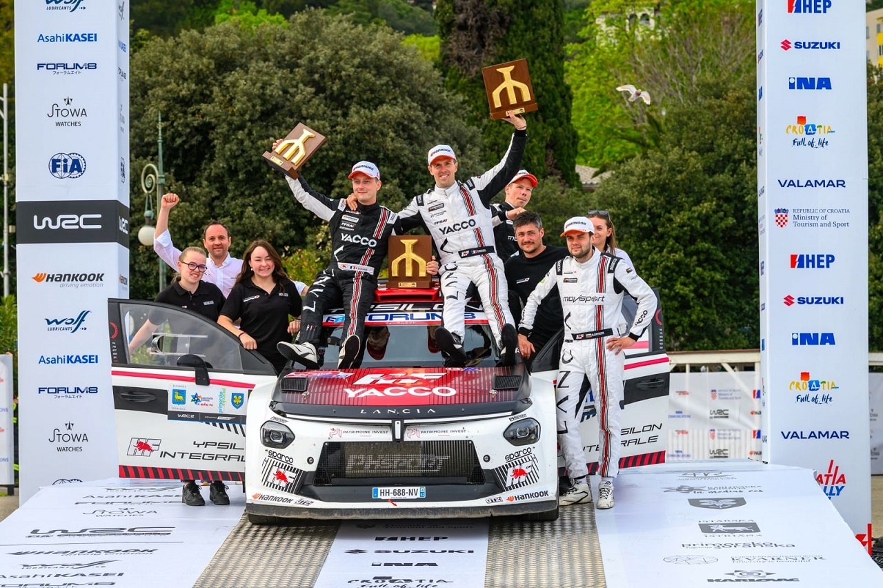 Lancia torna a ruggire nel WRC: prima vittoria nel mondiale in Croazia