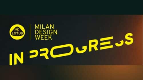 Lotus porta la Theory 1 alla Milano Design Week 2026: mostra “In Progress”