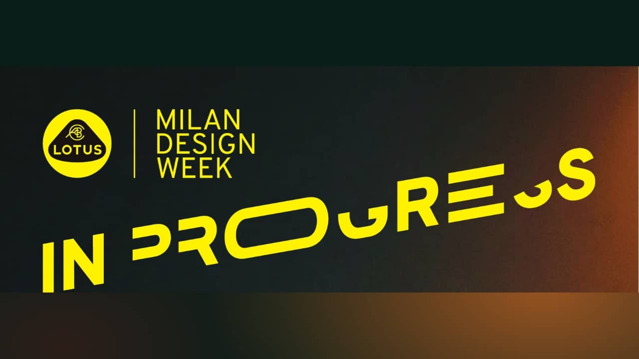 Lotus porta la Theory 1 alla Milano Design Week 2026: mostra “In Progress”