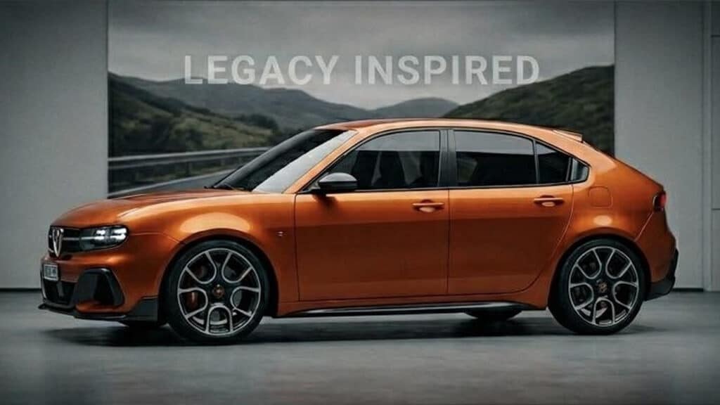 Nuova Alfasud concept: look sportivo e futuristico nella reinterpretazione digitale