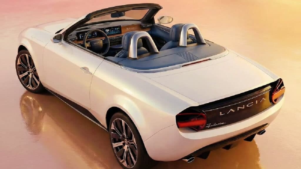 Nuova Lancia Fulvia Spider, il render che fa sognare il ritorno di una vera roadster italiana