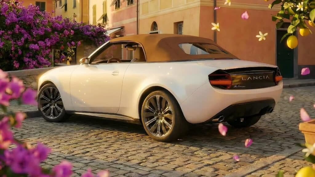 Nuova Lancia Fulvia Spider, il render che fa sognare il ritorno di una vera roadster italiana