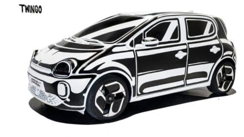 Renault Twingo E-Tech Electric diventa un’opera d’arte con Joshua Vides