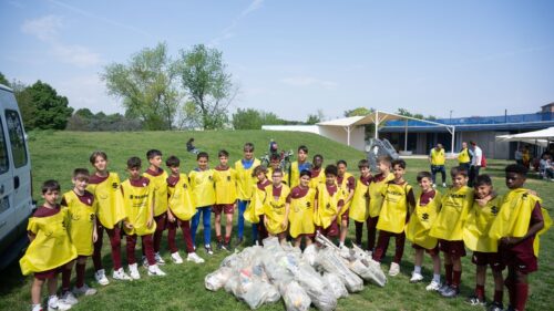 Suzuki Save The Green, raccolti 100 kg di rifiuti con i giovani del Torino FC